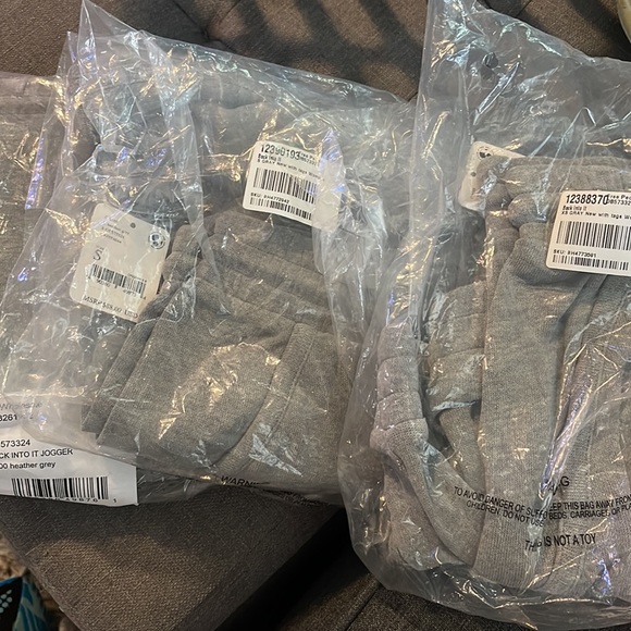 NWT Free People Back Into It Sweatpants Joggers in Grey - Picture 5 of 5